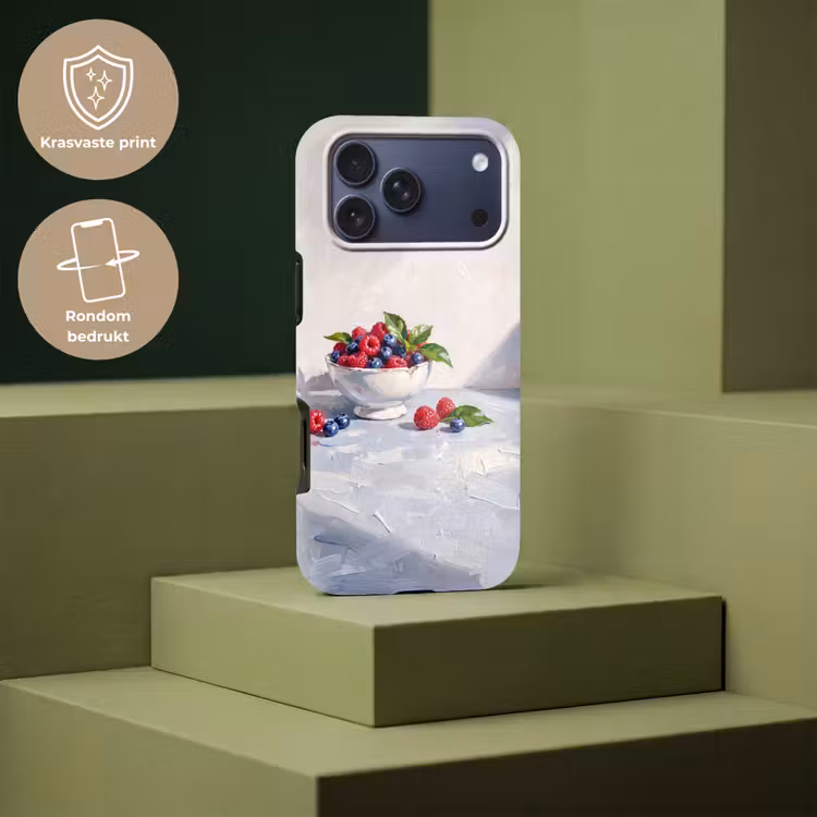Telefoonhoesje Toughcase - Bessen - Kom - Eten — 7