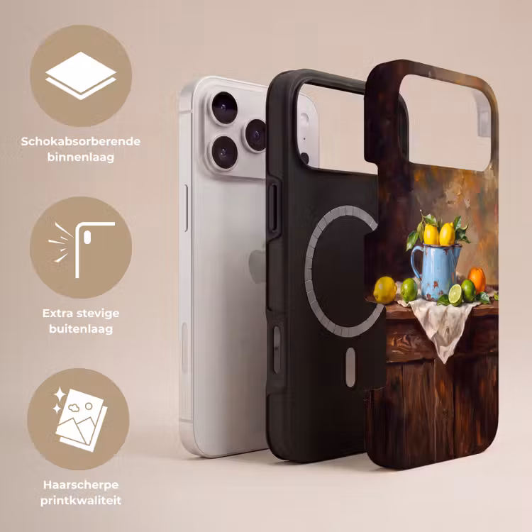 Telefoonhoesje Toughcase - Eten - Stilleven - Klassiek — 3