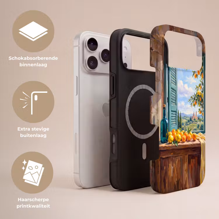 Telefoonhoesje Toughcase - Fles - Fruit - Stilleven — 3
