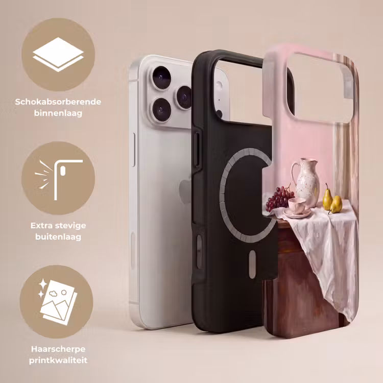 Telefoonhoesje Toughcase - Stilleven - Fruit - Roze — 3
