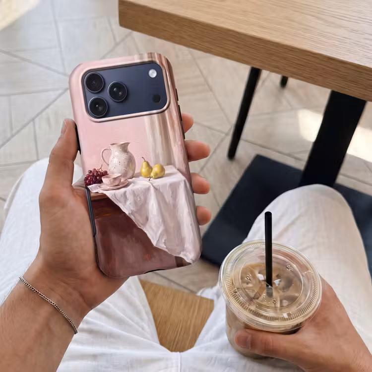 Telefoonhoesje Toughcase - Stilleven - Fruit - Roze — 4