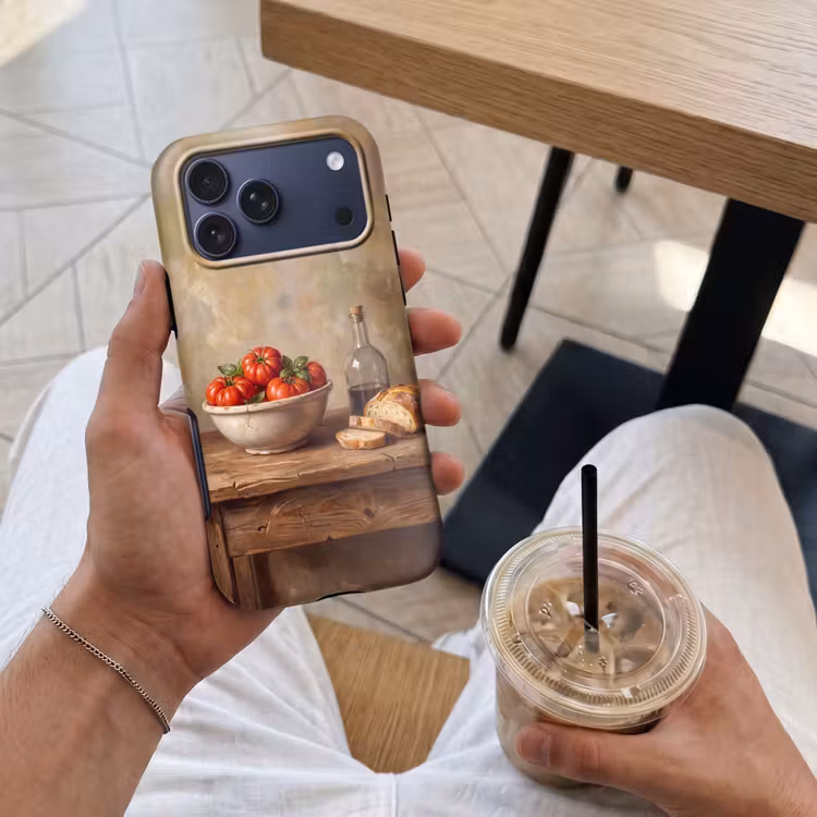 Telefoonhoesje Toughcase - Tomaten - Kom - Eten — 4