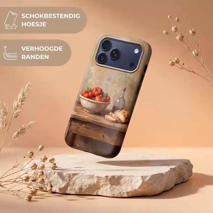 Telefoonhoesje Toughcase - Tomaten - Kom - Eten — 5