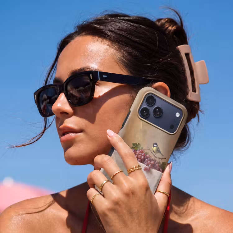 Telefoonhoesje Toughcase - Vogel - Druiven - Stilleven — 6