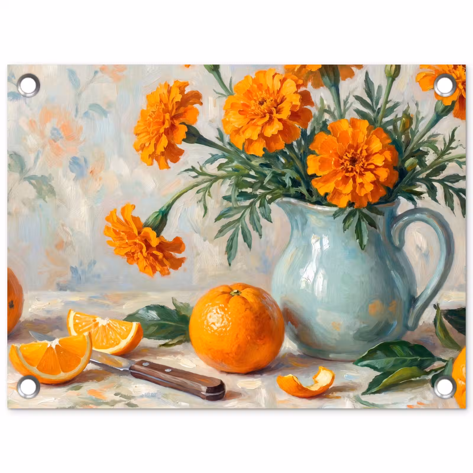 Tuinposter - Eten - Oranje - Kunst — 1