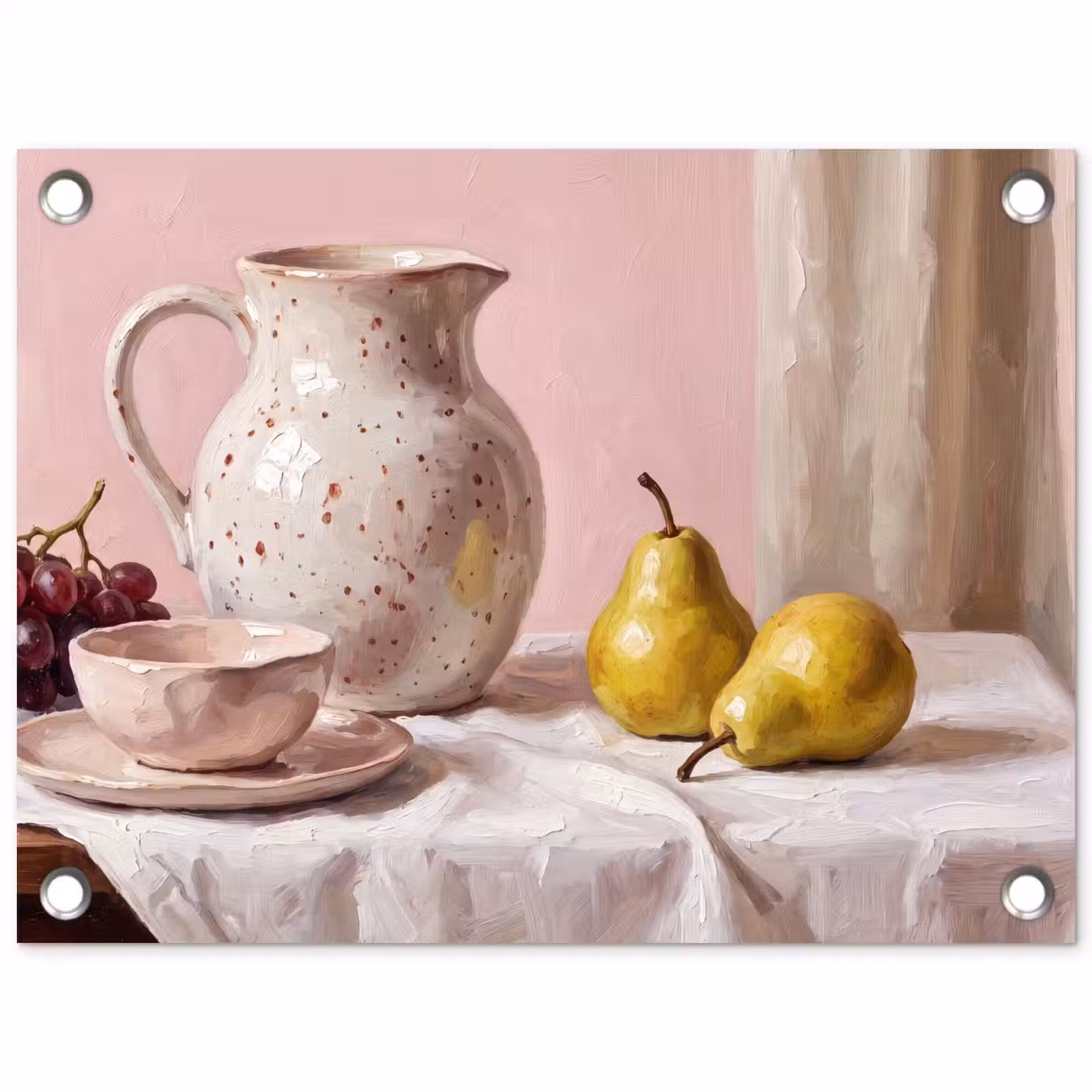 Tuinposter - Stilleven - Fruit - Roze — 1