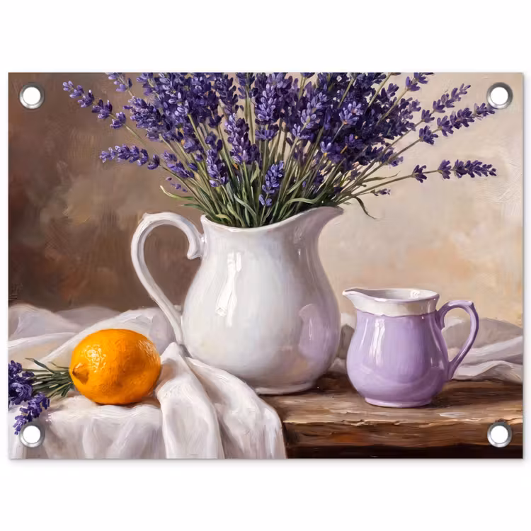 Tuinposter - Bloemen - Stilleven - Paars — 1