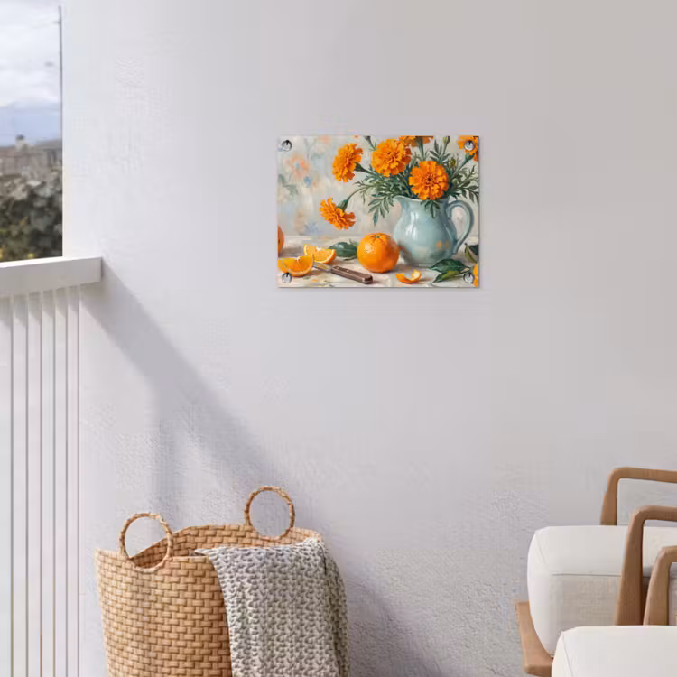 Tuinposter - Eten - Oranje - Kunst — 3