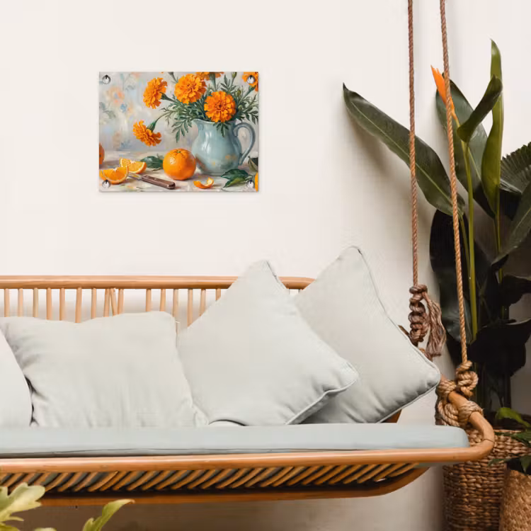 Tuinposter - Eten - Oranje - Kunst — 5