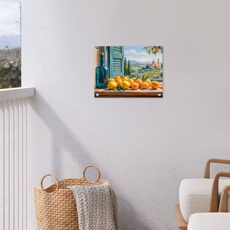 Tuinposter - Fles - Fruit - Stilleven — 3