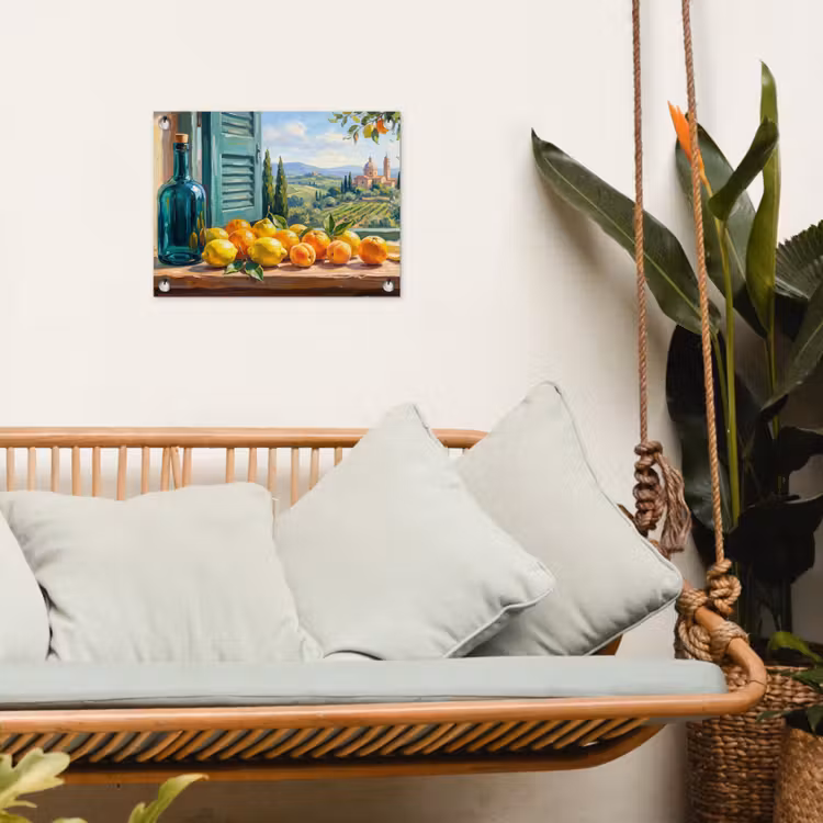Tuinposter - Fles - Fruit - Stilleven — 5