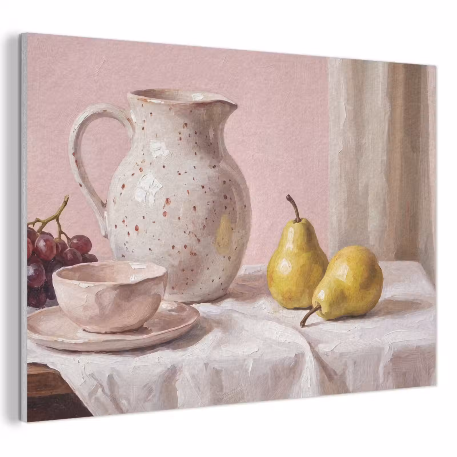 Akoestisch schilderij - Stilleven - Fruit - Roze — 1