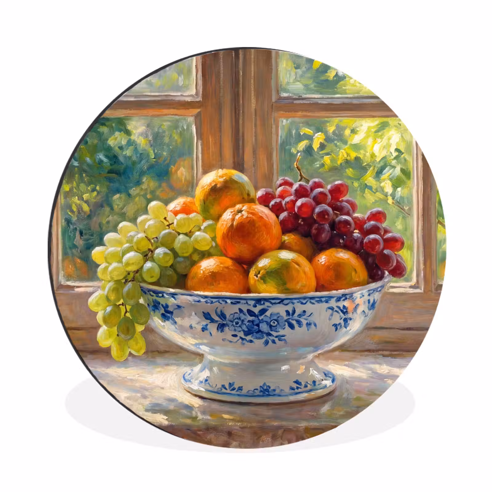 Wandcirkel - Aluminium - Fruit - Vensterbank - Natuur — 1