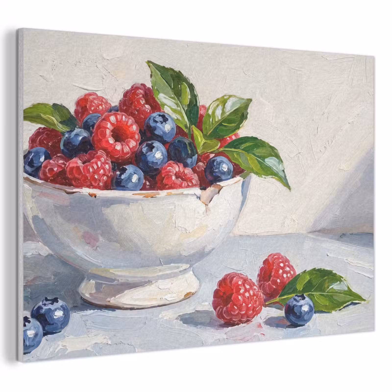 Akoestisch schilderij - Bessen - Kom - Eten — 1