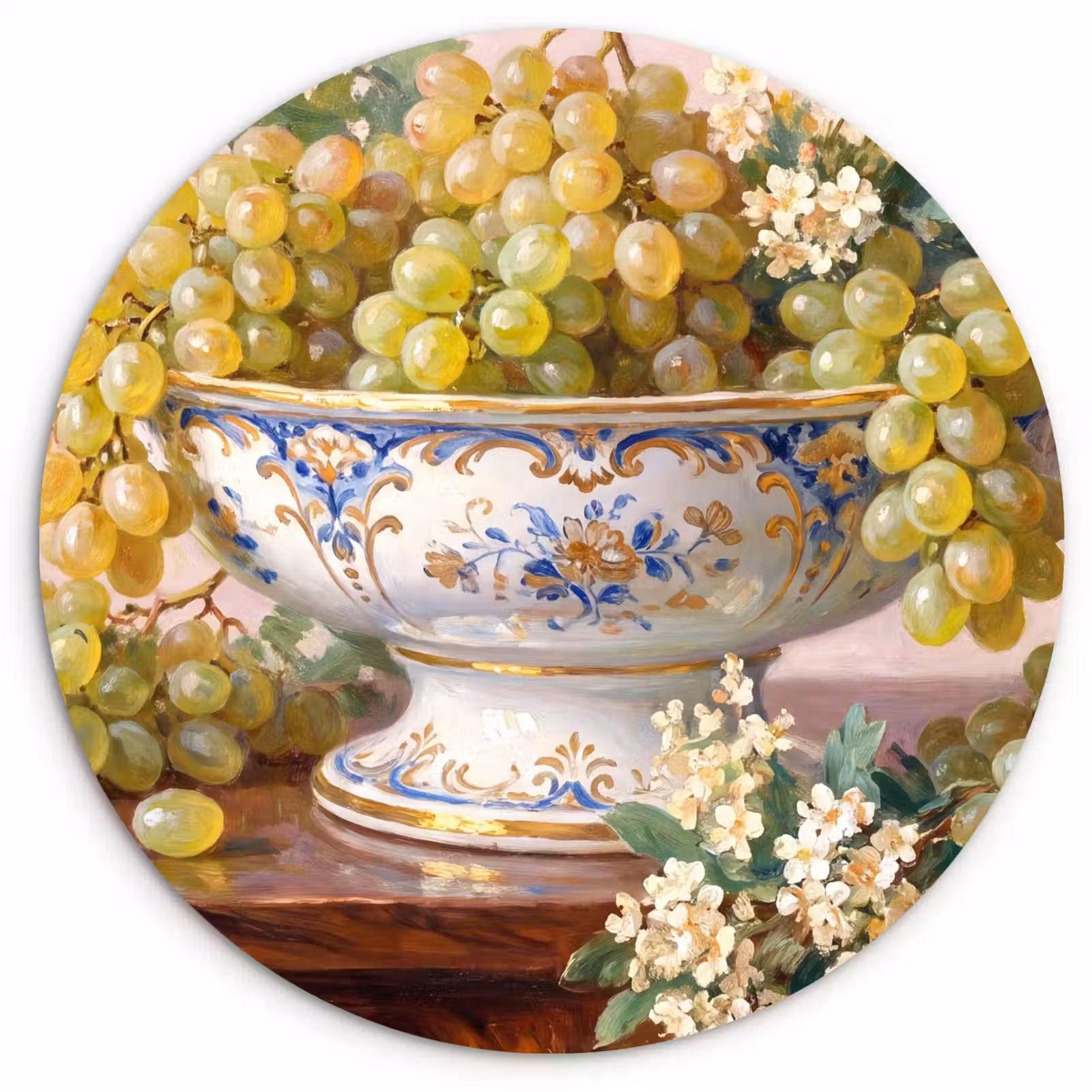 Wandcirkel - Glas - Fruit - Stilleven - Klassiek — 1