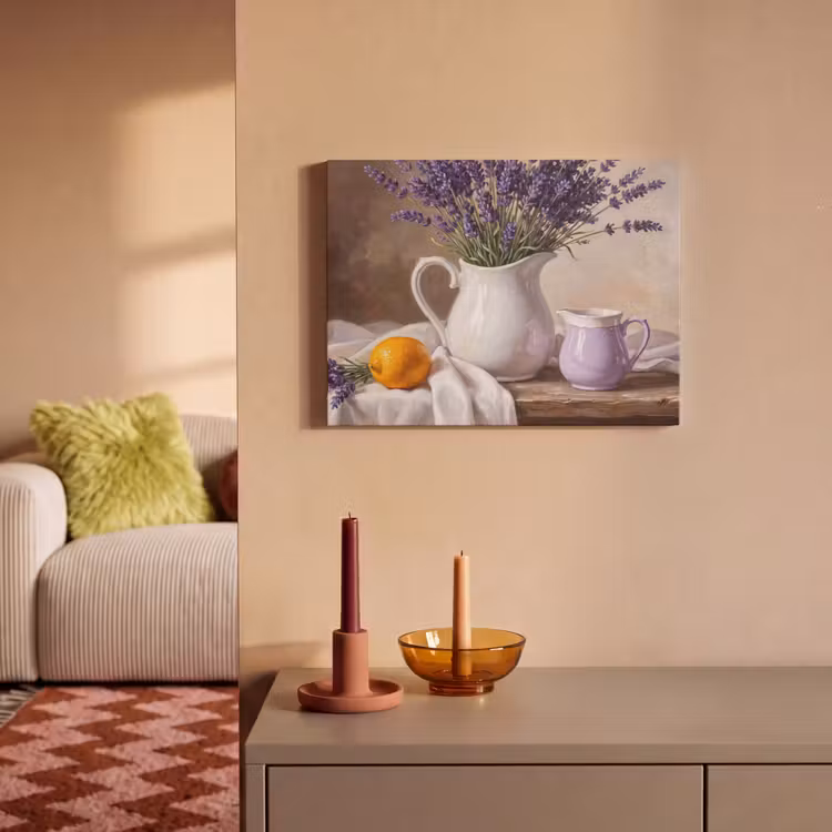 Akoestisch schilderij - Bloemen - Stilleven - Paars — 2