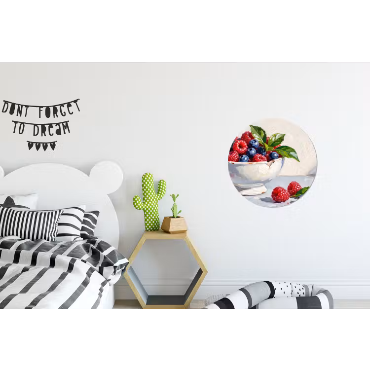 Wandcirkel - Aluminium - Bessen - Kom - Eten — 5