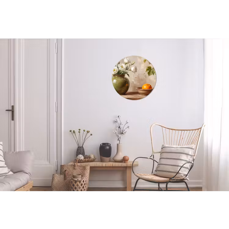 Wandcirkel - Aluminium - Bloemen - Fruit - Stilleven — 2