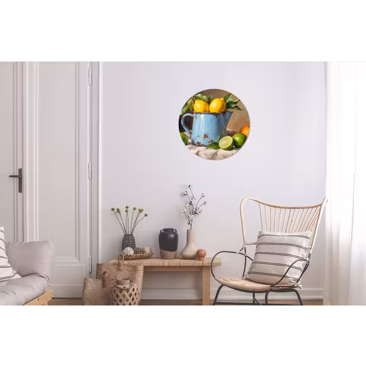 Wandcirkel - Aluminium - Eten - Stilleven - Klassiek — 2
