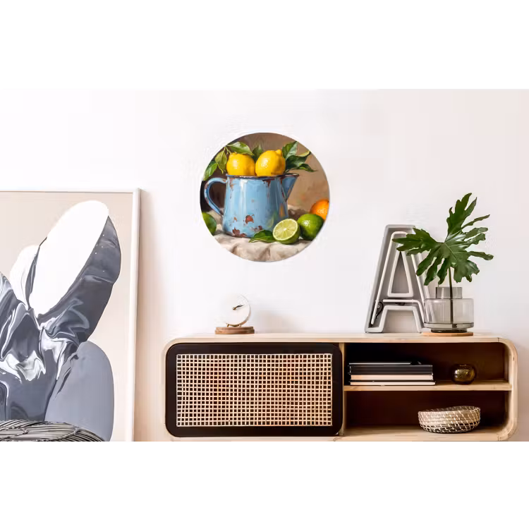 Wandcirkel - Aluminium - Eten - Stilleven - Klassiek — 3