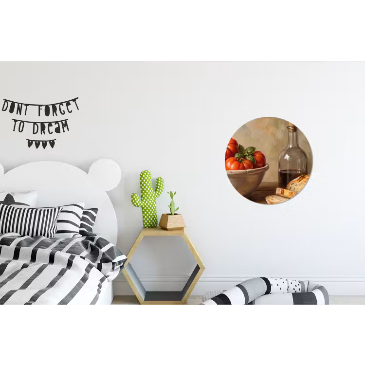 Wandcirkel - Aluminium - Tomaten - Kom - Eten — 5