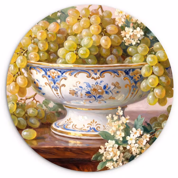 Wandcirkel - Glas - Fruit - Stilleven - Klassiek — 1
