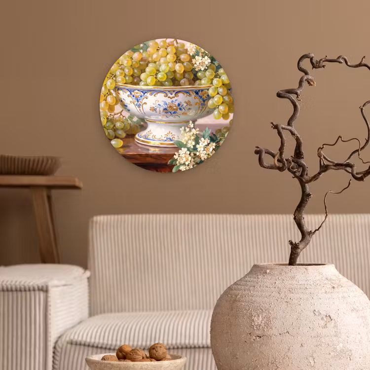 Wandcirkel - Glas - Fruit - Stilleven - Klassiek — 2