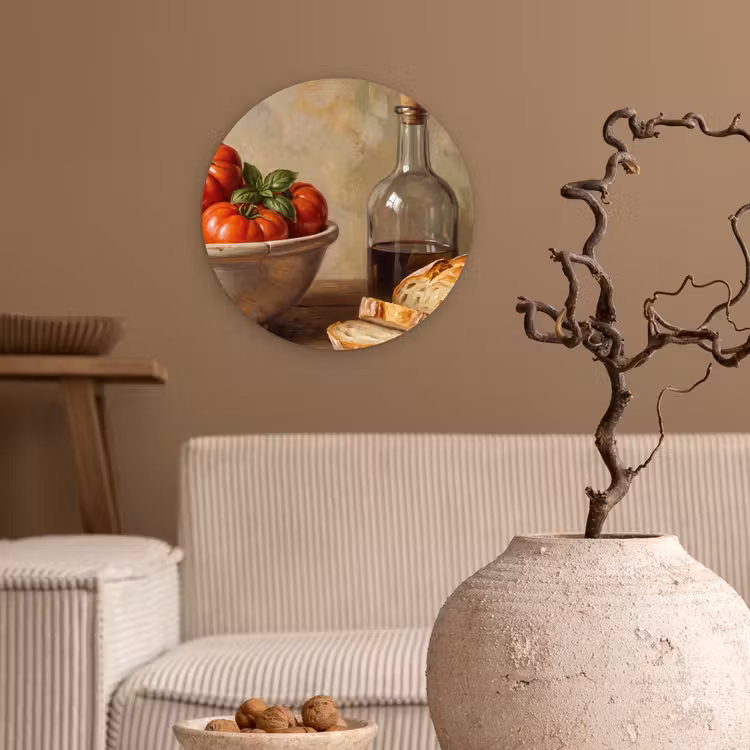 Wandcirkel - Glas - Tomaten - Kom - Eten — 2