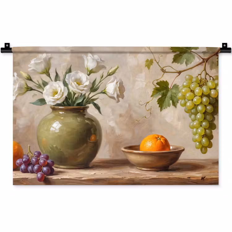 Wandkleed - Bloemen - Fruit - Stilleven — 1