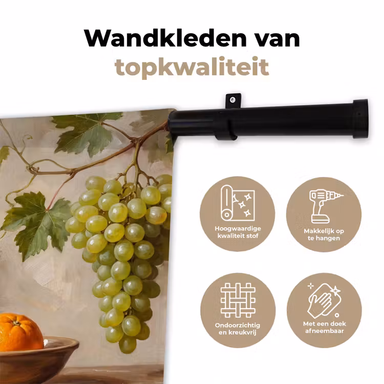 Wandkleed - Bloemen - Fruit - Stilleven — 3