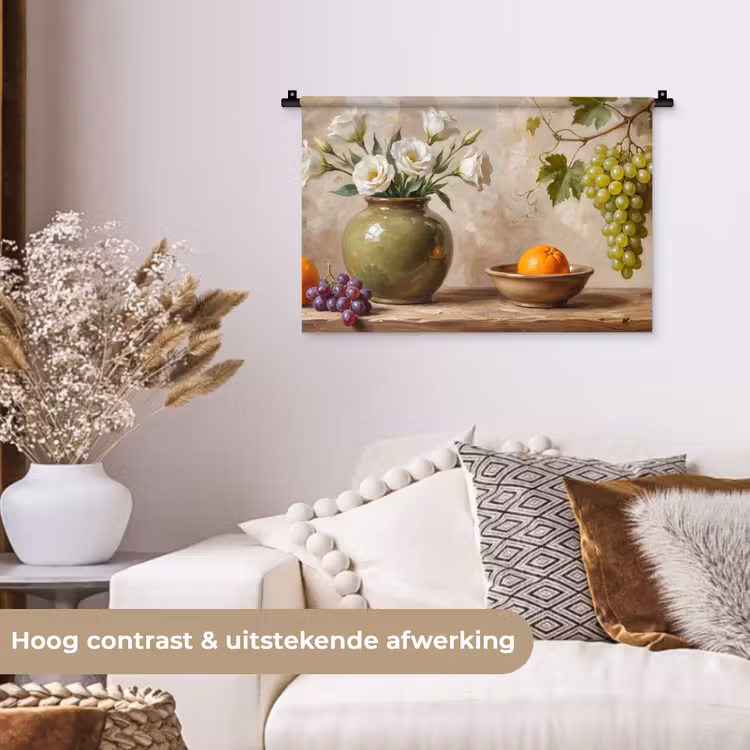 Wandkleed - Bloemen - Fruit - Stilleven — 4