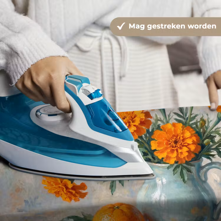 Wandkleed - Eten - Oranje - Kunst — 6