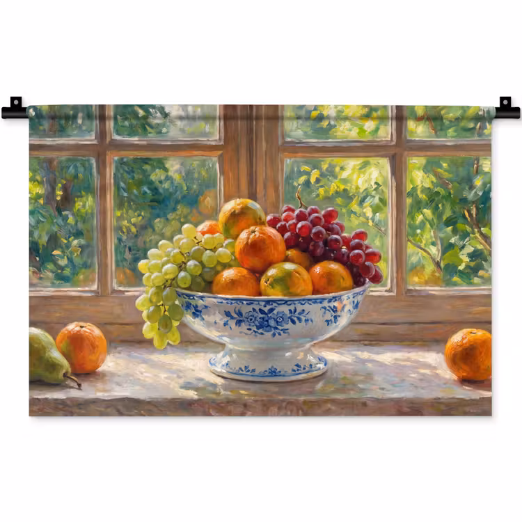 Wandkleed - Fruit - Vensterbank - Natuur — 1