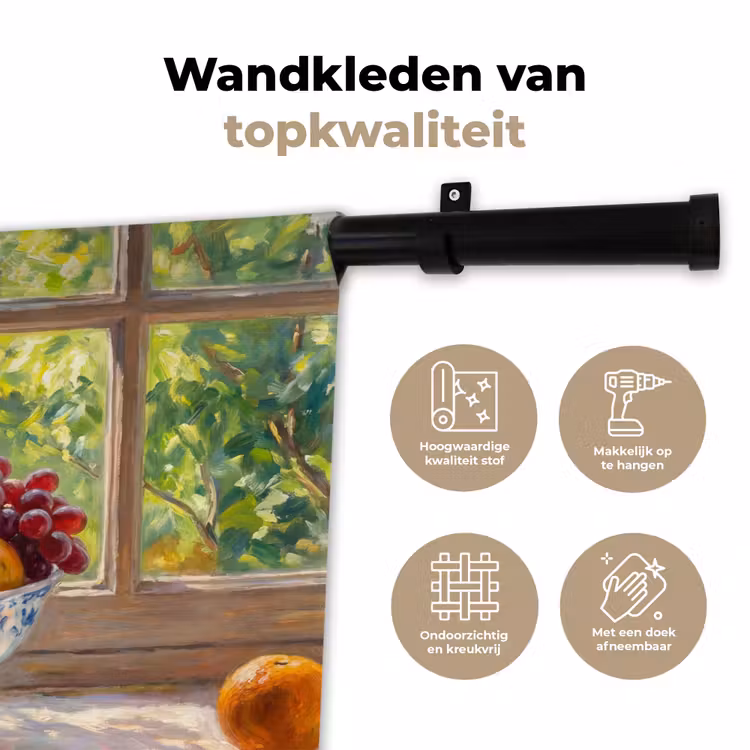 Wandkleed - Fruit - Vensterbank - Natuur — 3