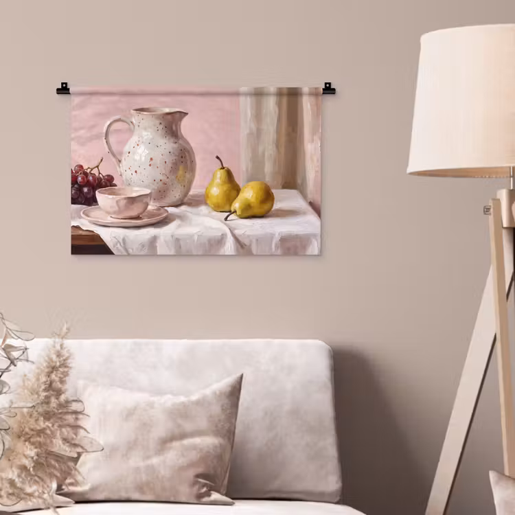 Wandkleed - Stilleven - Fruit - Roze — 2