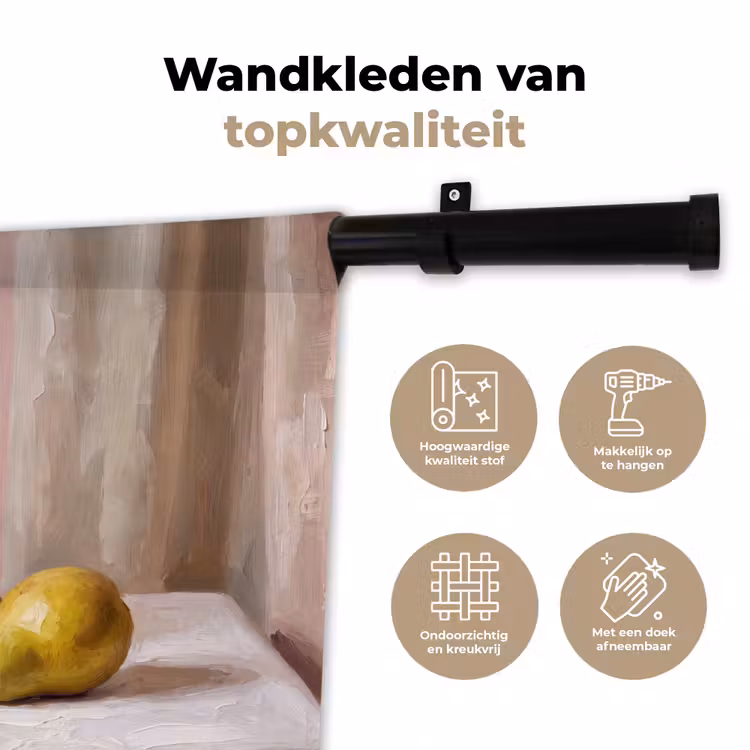 Wandkleed - Stilleven - Fruit - Roze — 3