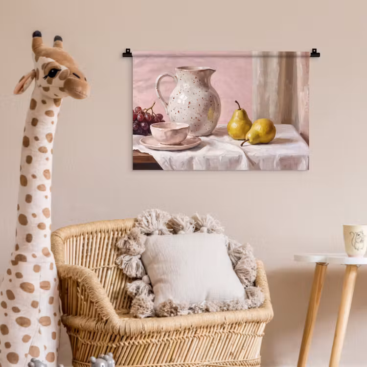 Wandkleed - Stilleven - Fruit - Roze — 5