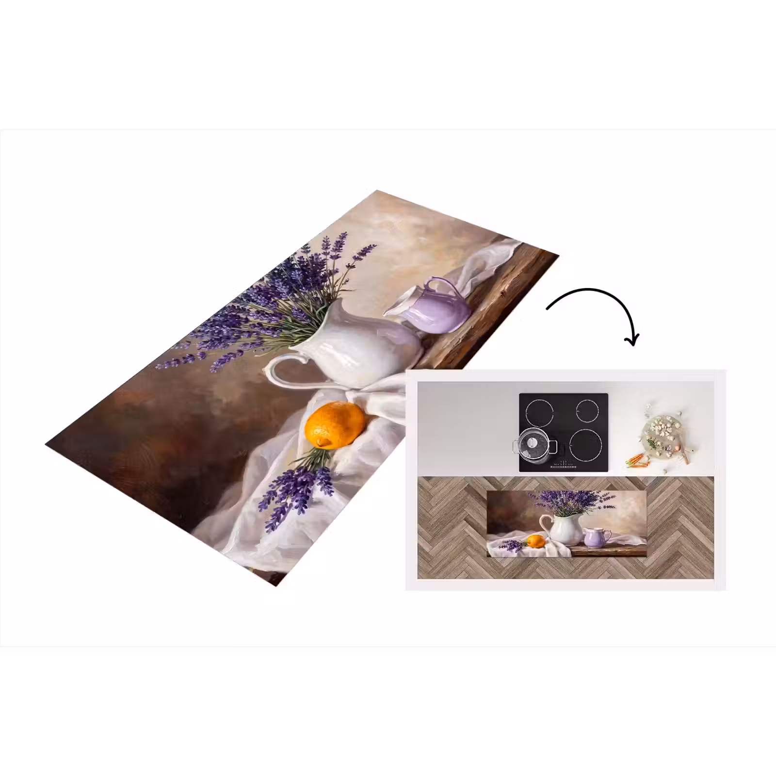 Keukenloper - Bloemen - Stilleven - Paars — 1