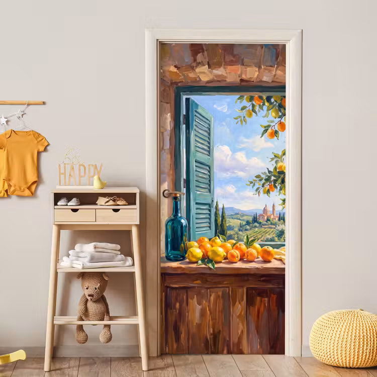Deursticker - Fles - Fruit - Stilleven — 6