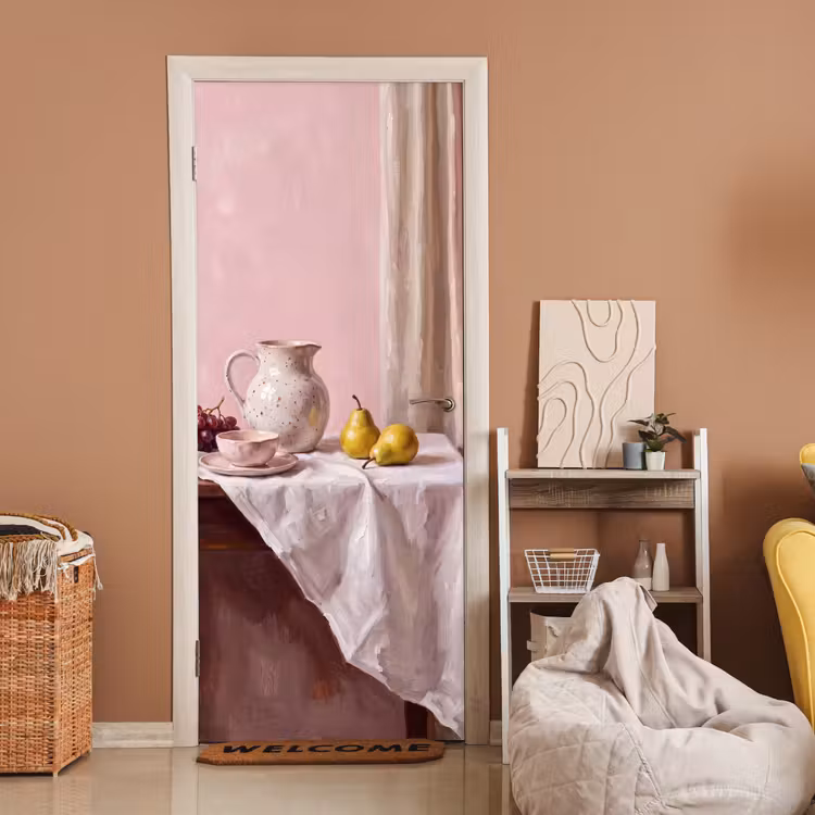 Deursticker - Stilleven - Fruit - Roze — 2