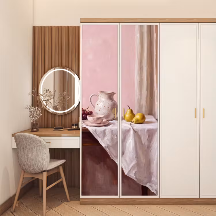 Deursticker - Stilleven - Fruit - Roze — 5