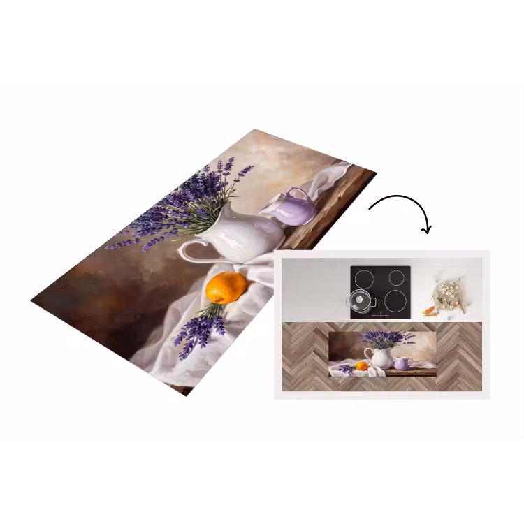Keukenloper - Bloemen - Stilleven - Paars — 1