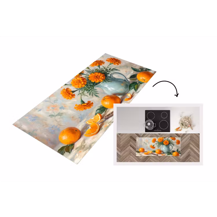 Keukenloper - Eten - Oranje - Kunst — 1