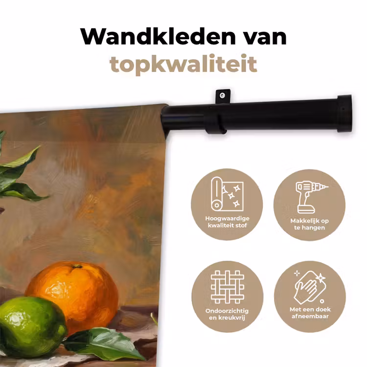 Wandkleed - Eten - Stilleven - Klassiek — 3