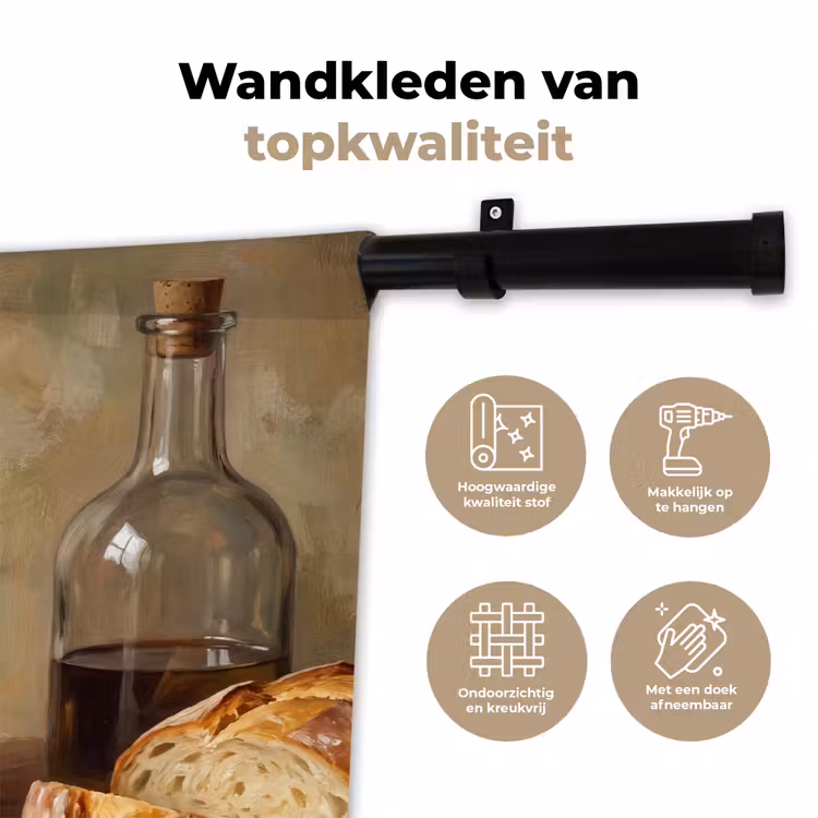 Wandkleed - Tomaten - Kom - Eten — 3