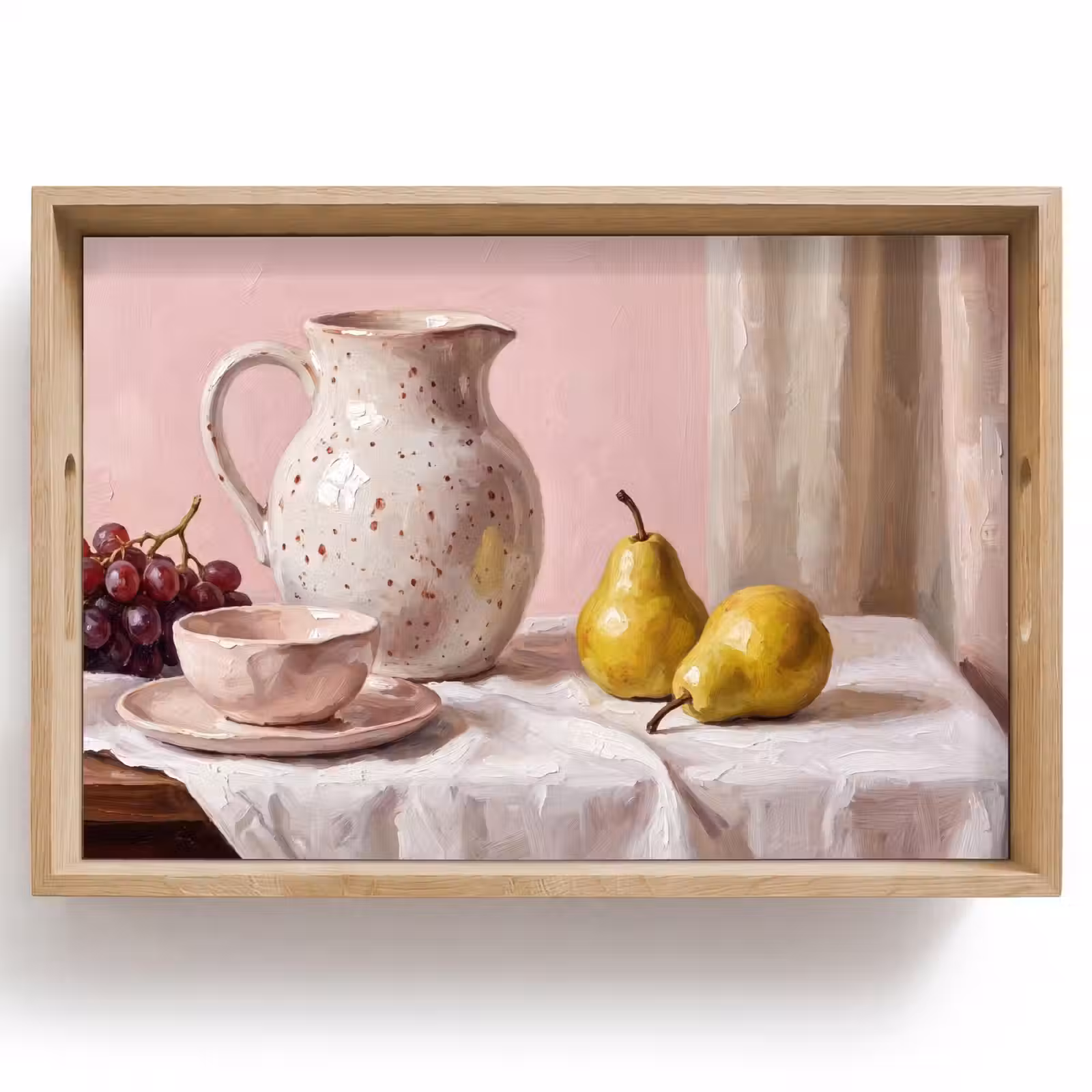 Dienblad - Stilleven - Fruit - Roze — 1
