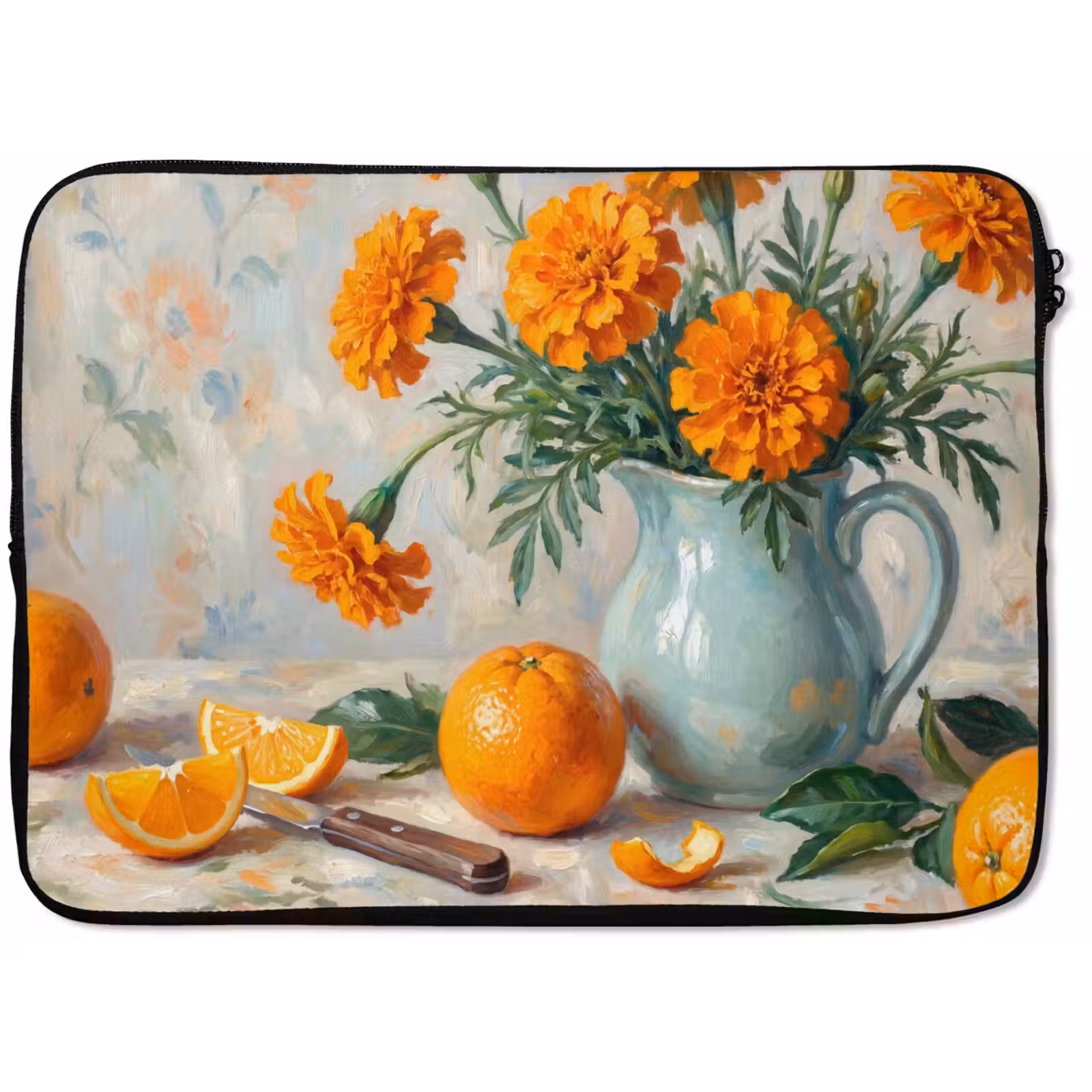 Laptophoes - Eten - Oranje - Kunst — 1