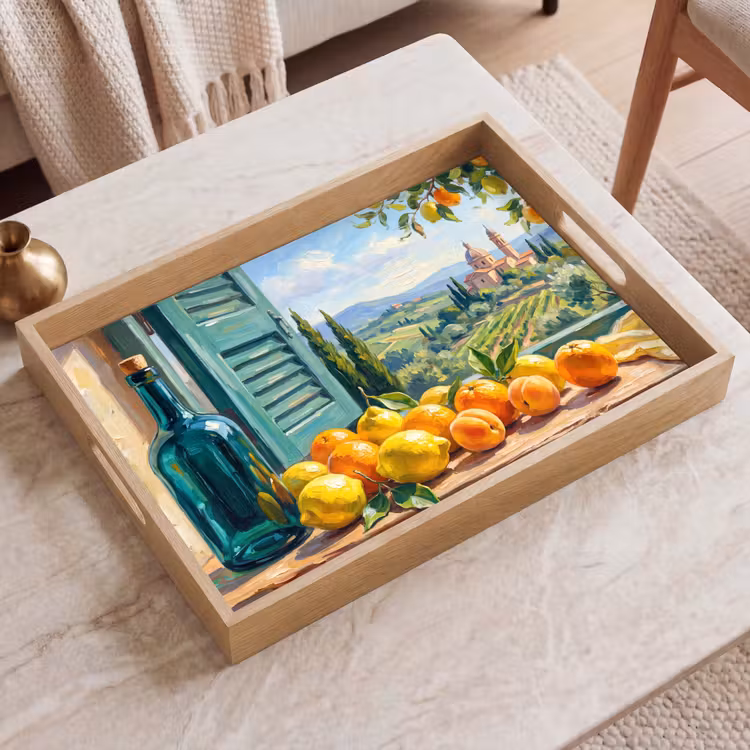 Dienblad - Fles - Fruit - Stilleven — 2