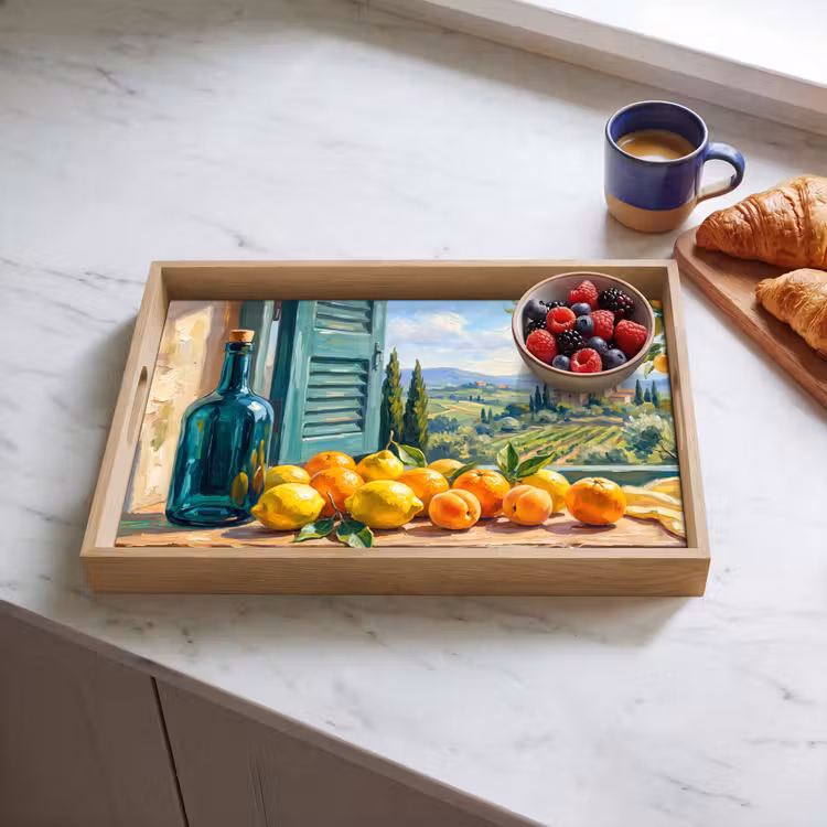 Dienblad - Fles - Fruit - Stilleven — 4