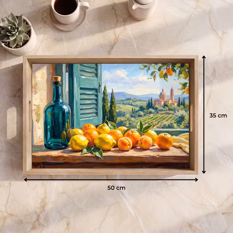 Dienblad - Fles - Fruit - Stilleven — 9